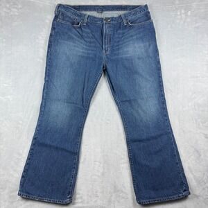 Vintage 90's Y2K Polo Ralph Lauren Men's Bootcut Medium Wash Denim Jeans Size 40